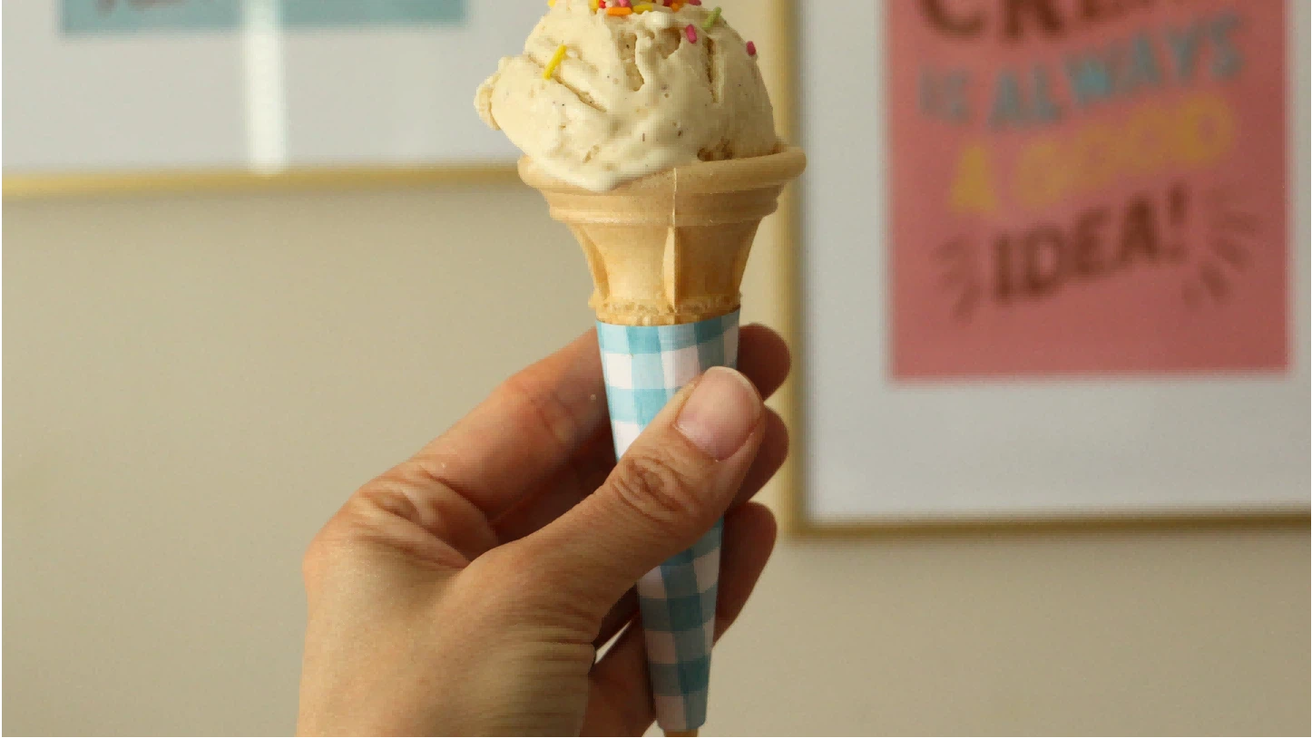 Perfect Ice Cream Cone Paper Sleeve 1 Perfect Ice Cream Cone Paper Sleeve 1