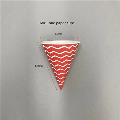 Kegleformede papirkopper